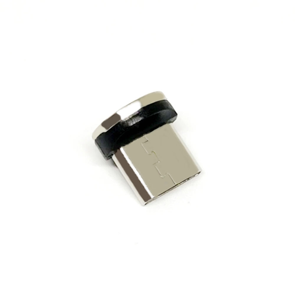 رأس شحن MICRO USB مغناطيسي دائري مع واجهة شحن مغناطيسية