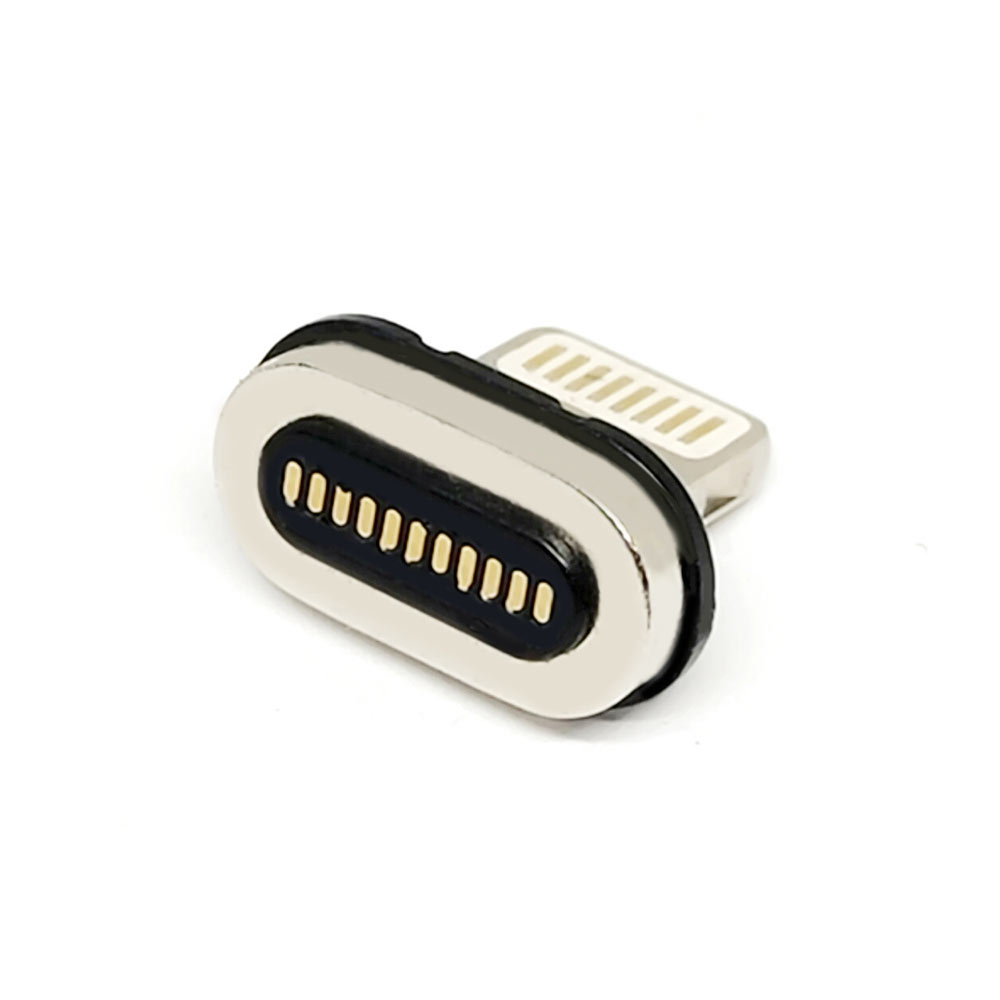 Efficient Fast Charging 11-Pin Oval Shape Magnetic Male Connector with Strong Magnetic Connection