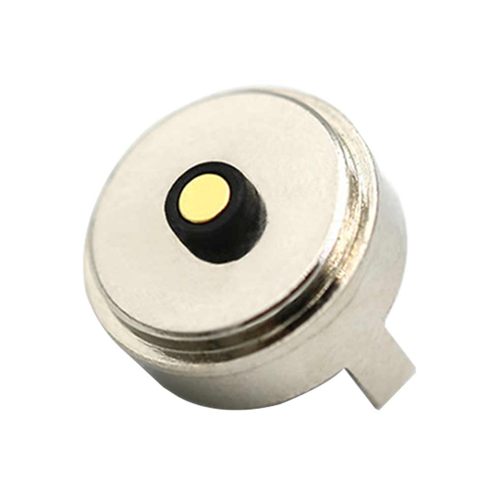 供應7.4mm磁吸頭公母座 圓形2pin磁吸連接器 燈具智慧產品數據線