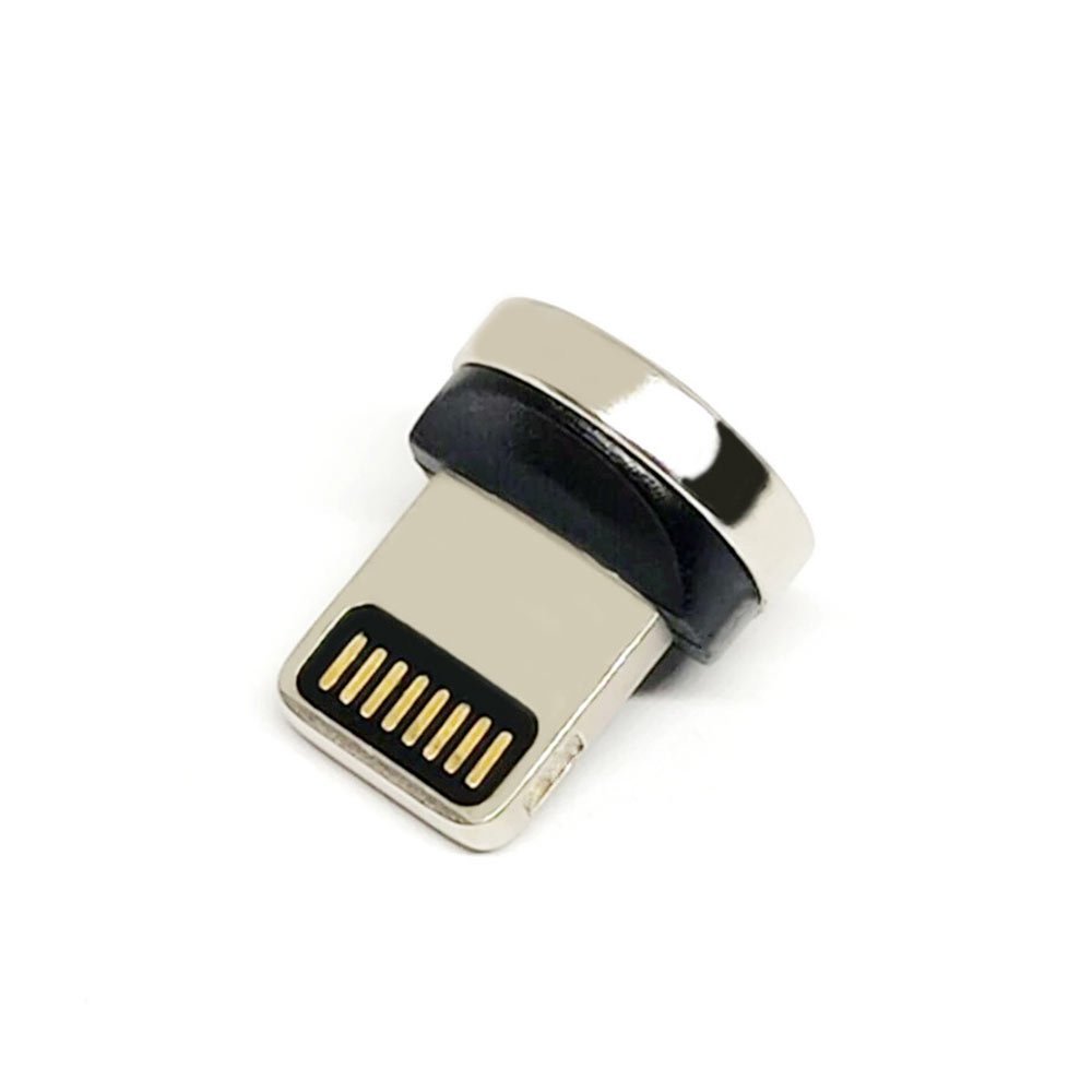 圆形磁吸公头三合一套装磁吸线USB头