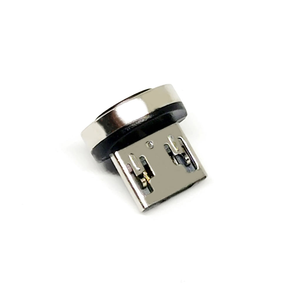 スリーインワン丸型磁気マイクロ急速充電コネクタセット、Type-C磁気データケーブルキット付き