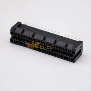 PCIE 4X Connector PCI-E64P Splint Slot Black Graphics Card. موصل بطاقة الرسومات السوداء