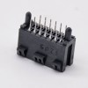 Emplacements de connecteur PCIE Connecteur d\'emplacement de carte mémoire enfichable noir à 26 broches