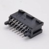 Ranuras de conector PCIE Conector de ranura de tarjeta de memoria enchufable negro de 26 pines