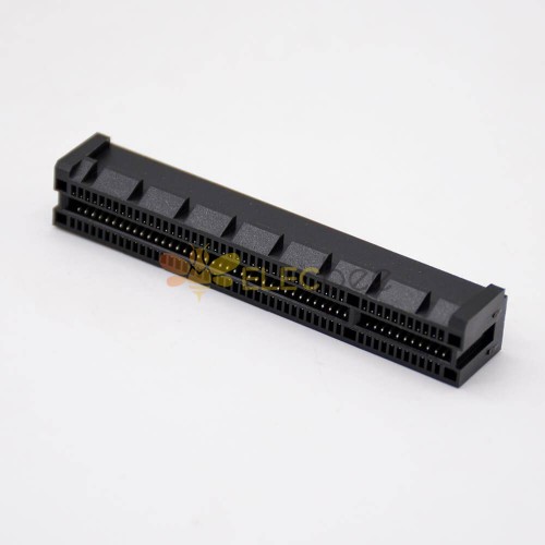 PCIE X8 커넥터 핀아웃 98 핀 블랙 스플린트 카드 슬롯 커넥터
