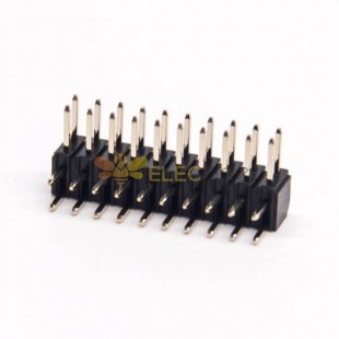 10pcs 2.0mm Pin Header Right Angle 20 Pin Double Row Through Hole pour PCB Mount