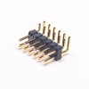10pcs 2×6 Pin Right Angle Header DIP Type Double Row Gold Plating 2.54mm Pitch