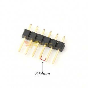 10pcs/lot 2.54mm Pitch Header Connector Male Single Row 1x6P