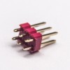 10pcs PCB Connector Pin Intestazione 2.54mm Gap Dual Row Stright 6 Way DIP Red Plastic