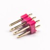 10pcs PCB Connector Pin Header 2,54mm Lücke Dual Row Stright 6 Way DIP Red Plastic