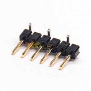 10pcs Single Row 2.54mm Male Pin Header Connector SMT Type pour PCB Mount