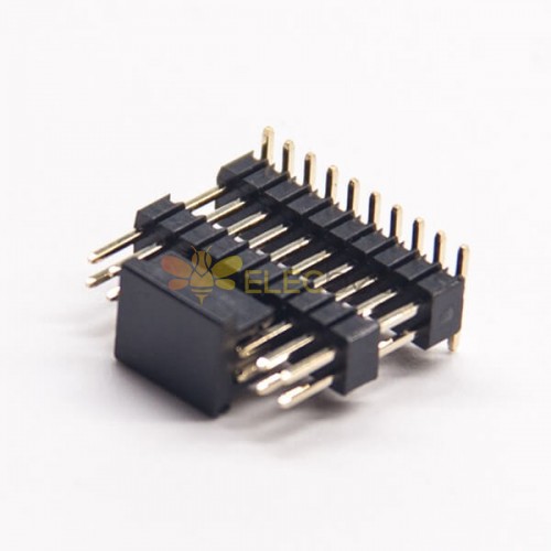10pcs SMT Hrader Conector Vertical 20 Way Dual Row Double Plastic