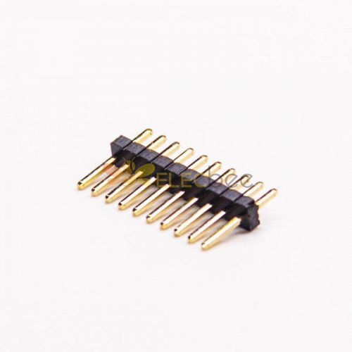 1.27 Pin cabezal macho de una sola fila 1 x 10 conector (2pcs)
