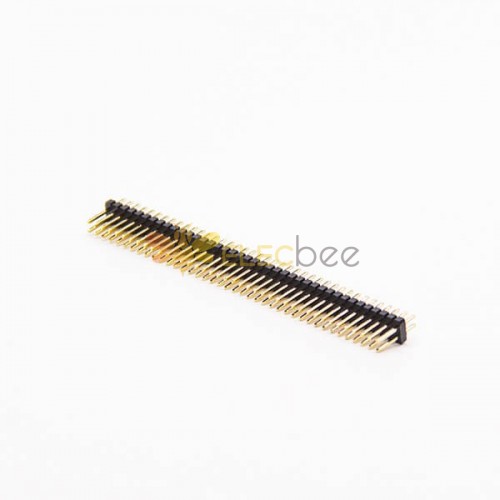 1.27mm Pin Header Dual Row Straight DIP 2×40PIN (5pcs)