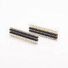 2 Row Pin Header 28 Pin 2.54mm Pitch Straight Dual Row DIP (2pcs)