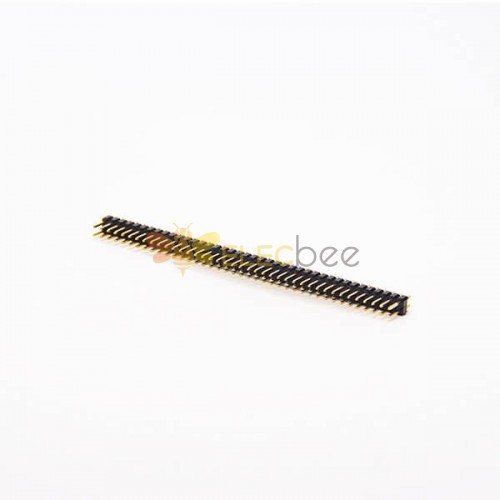 2,54 mm Male Pin Header Connectors Single Row 80 Pin 180 Degree