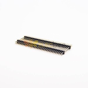 2.54mm Pin Başlık Çift Sıra 180 Derece 2.54mm 80 Pin DIP