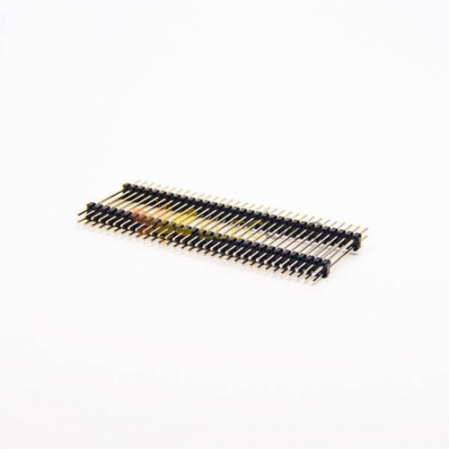 2.54mm Pin Header Double Row 180 Degree 2.54mm 80 Pin DIP