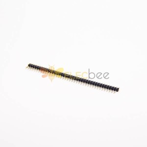 2pcs 2.54mm Pin Header Masculino 40 Pin Straight Single Row Through Hole para PCB