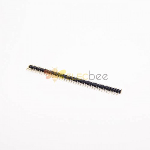2pcs 2.54mm Pin Header Homme 40 Pin Straight Single Row Through Hole pour PCB