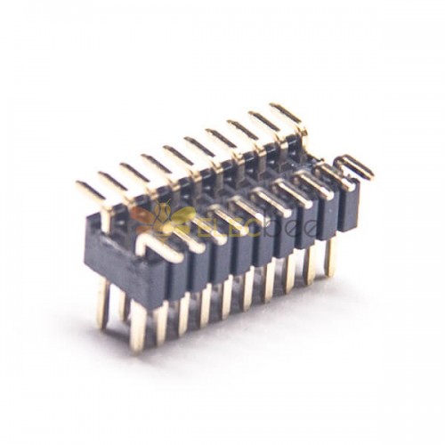 5pcs SMT Pin Conector de cabezal dual fila recta 1.27mm Pitch