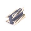 5pcs电子元件排针连接器双排单塑弯脚排针间距1.27mm