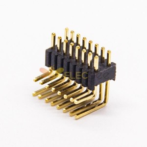 Erkek Pin Başlığı Sağ Açılı Çift Sıra 1.27mm Orta Delik 5(PCS)