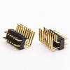 Male Pin Header Right Angled Dual Row 1.27mm Center Spacing Through Hole 5（PCS）