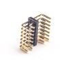 Pin Header 1.27mm rechter Winkel Dual Row Through Hole 2x7 pin U Type