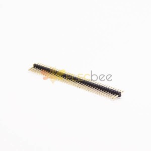 5pcs Right Angle Pin Header Male Single Row 1.27mm 1×40 PIN Through Hole