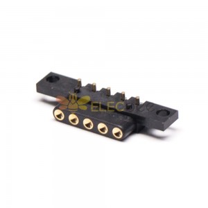 Connettore Pogo a 5 pin Serie multi pin Passo da 2,5 mm Piegatura a fila singola