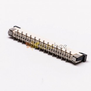 FFC/FPC Connector 13pin 2 Row 0.5mm Slider Type Top Contact Style for PCB