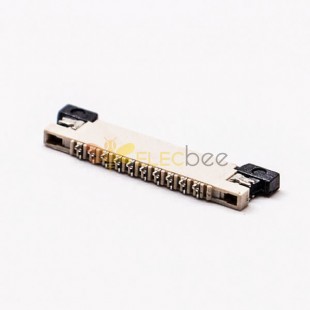 FPC Connector 0.5MM Pitch 10 Pin Bottom Contact Style Front Flip Socket 1.8H