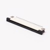 FPC Connector Jack 1.0PH 24 Pin Bottom Contact Style Slider Type for Surface Mount 2.5H