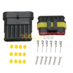 Auto Cable Connector kit waterproof 6 way