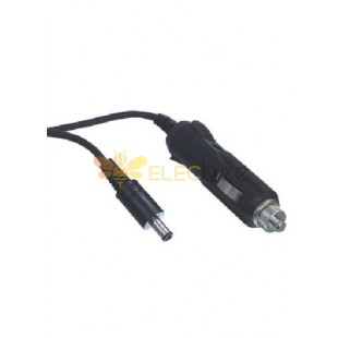 Car lighter Plug with DC Plug to Fit 2.1mm Socket. 5A fused. 1m