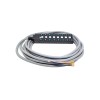 M8 Splitter Wide Body 16 Ports Single Channel NPN LED Indication Cable PUR/PVC Gray 10M