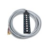 M8 Splitter Wide Body 16 Ports Single Channel PNP LED Indication Cable PUR/PVC Gray 1M