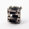 D SUB Stacked Connector Right Angled 15 Pin Female and 9 Pin Male Through Hole