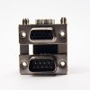 D SUB Stacked Connector Right Angled 15 Pin Femelle et 9 Pin Male Through Hole