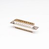25 Pin D sub Male Machine Pin Straight Solder Type for Coaxial Cable 20pcs