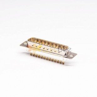 25 Pin D sub Male Machine Pin Straight Type de soudure pour câble coaxial 20pcs