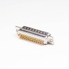 25 Pin D sous Male Machine Pin Straight Solder Type pour coaxial Cable