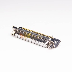 37 Pin İşlenmiş D alt Konnektör Michined Pin Dişi 90 Derece Delikten 20 adet