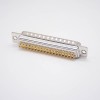 37 Pin Machined Pin D Sub Connector Solder Cup Male Straight Two Rows DB Interface