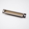 37 Pin Machined Pin D Sub Connector Solder Cup Male Straight Two Rows DB Interface