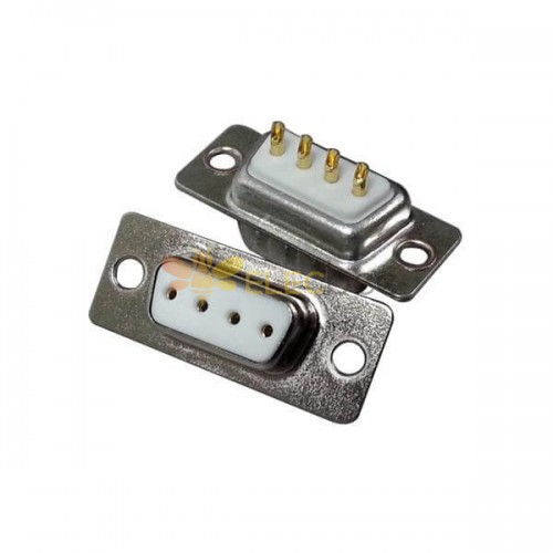 4 Pin Femme D-SUB Connector Solder Type pour câble