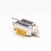 9 Pin Female D SUB Connector Straight Staking Type Solder for Cable