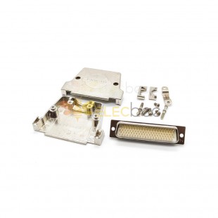 D-sub 104 pin a saldare tipo maschio connettore macchina pin dritti con guscio in metallo