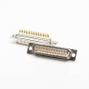 D SUB 25 Pin Connector 180 Degree Male Pin Solder Type pour câble coaxial
